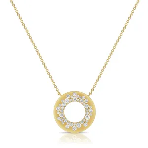 14K GOLD DIAMOND CONFETTI NECKLACE