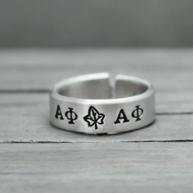 Alpha Phi Ivy Ring