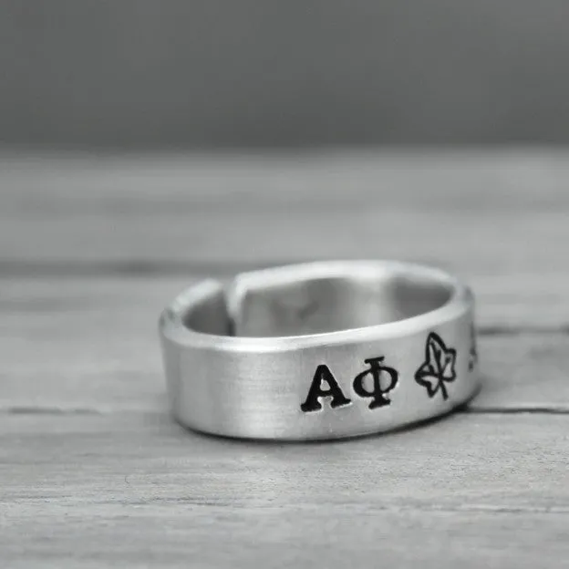 Alpha Phi Ivy Ring