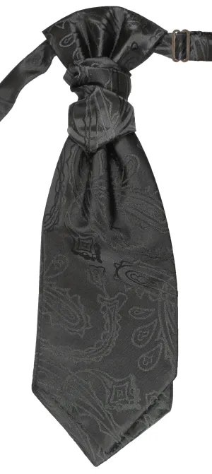 Black Paisley Formal Cravat