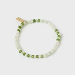 Bloom Pearl Bracelet Moss