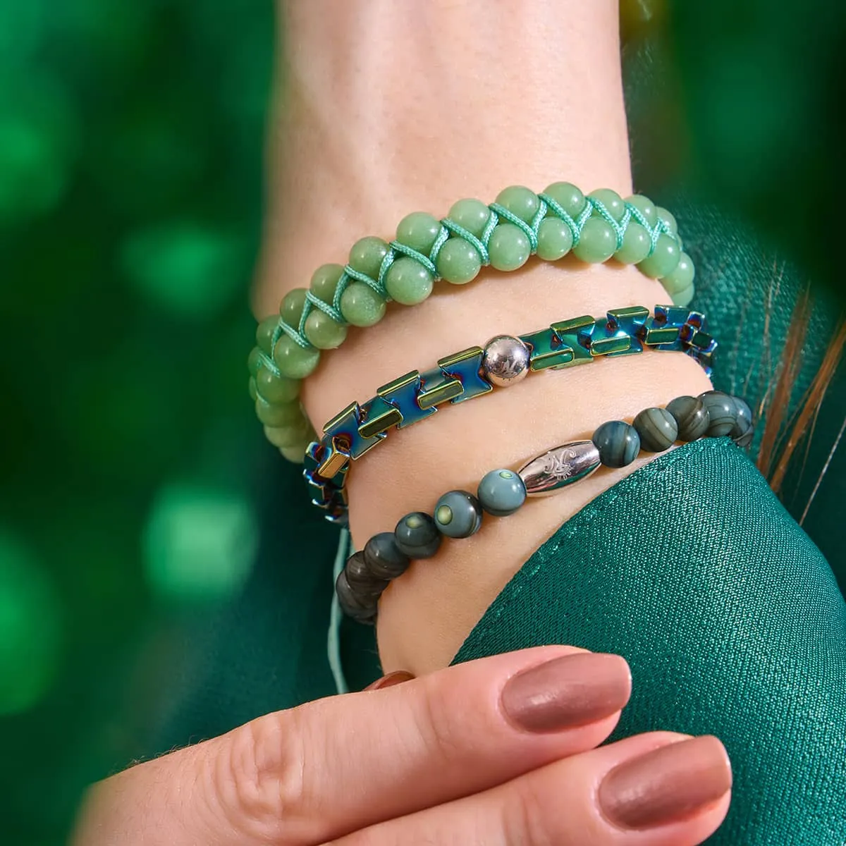 Blue Emerald | Hourglass Bracelet