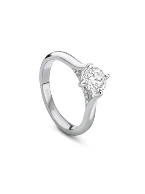 Boodles Brilliance Platinum Diamond Engagement Ring 0.9 Carat