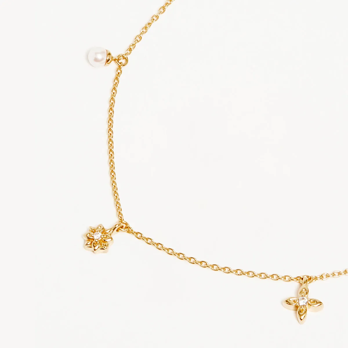 By Charlotte Live in Peace Choker, Gold