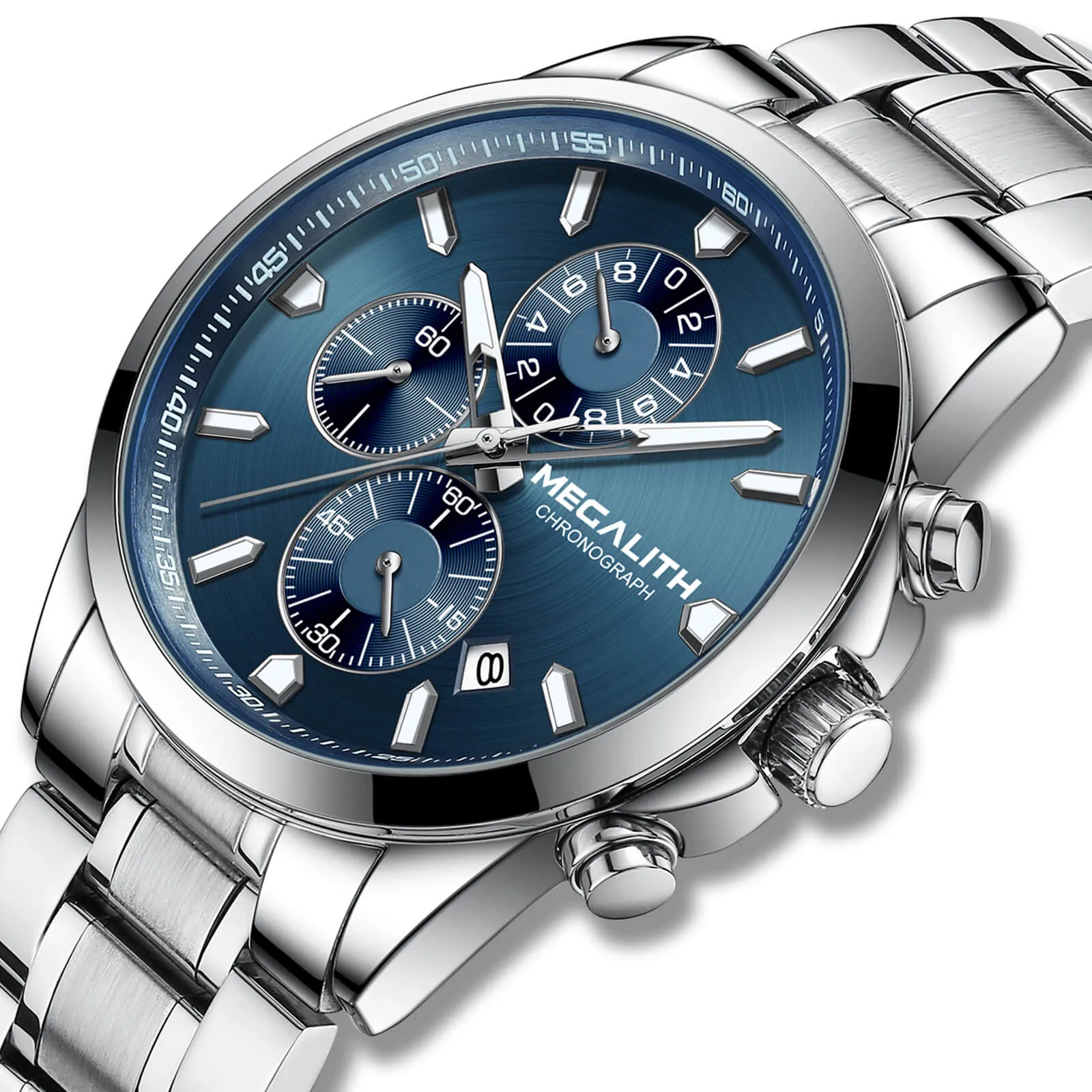 Chronograph Watch | Stainless Steel Band | 8272M