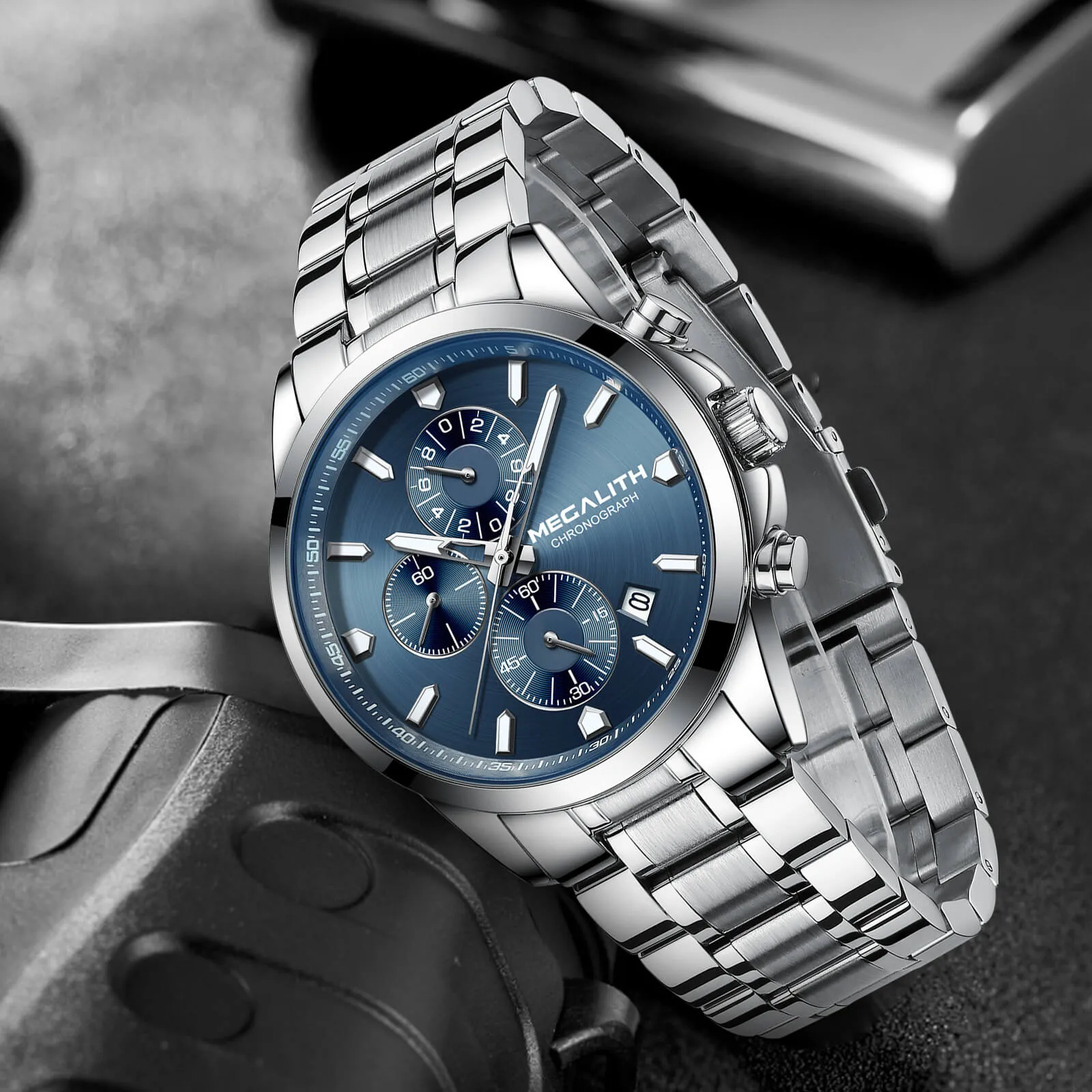 Chronograph Watch | Stainless Steel Band | 8272M