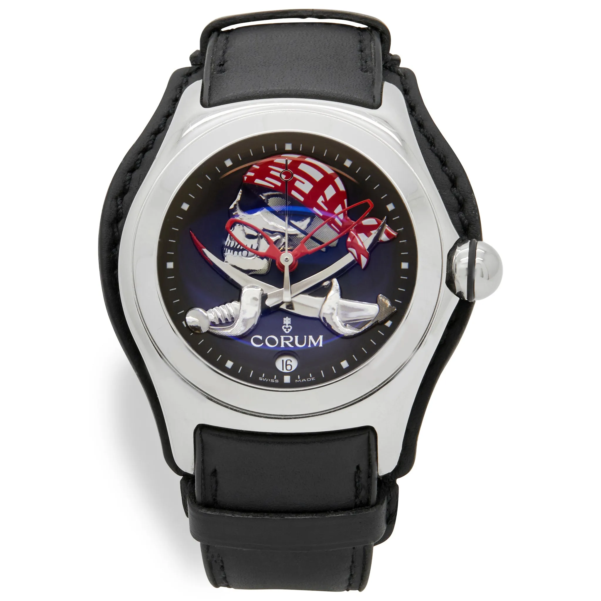 Corum Bubble Privateer Limited Edition 082.150.20 Black Dial Automatic Men's Watch