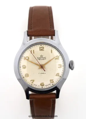 DELUXE SMITHS A452 PATTERN EXPLORERS MODEL WRISTWATCH C 1958