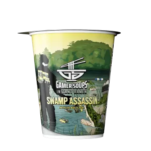 Gamer Soups Instant Noodles - Swamp Assassin (Single Cup)