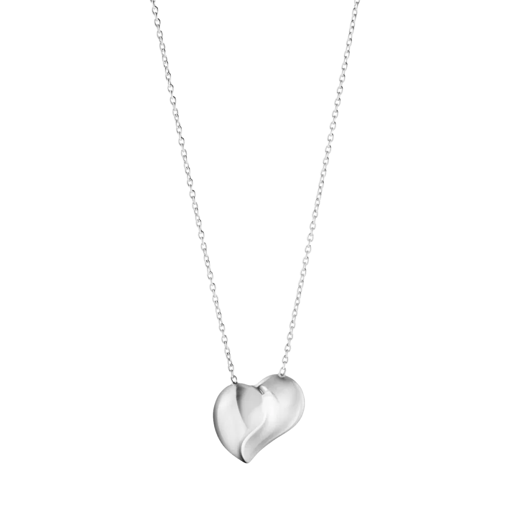 Georg Jensen Heart Pendant Necklace