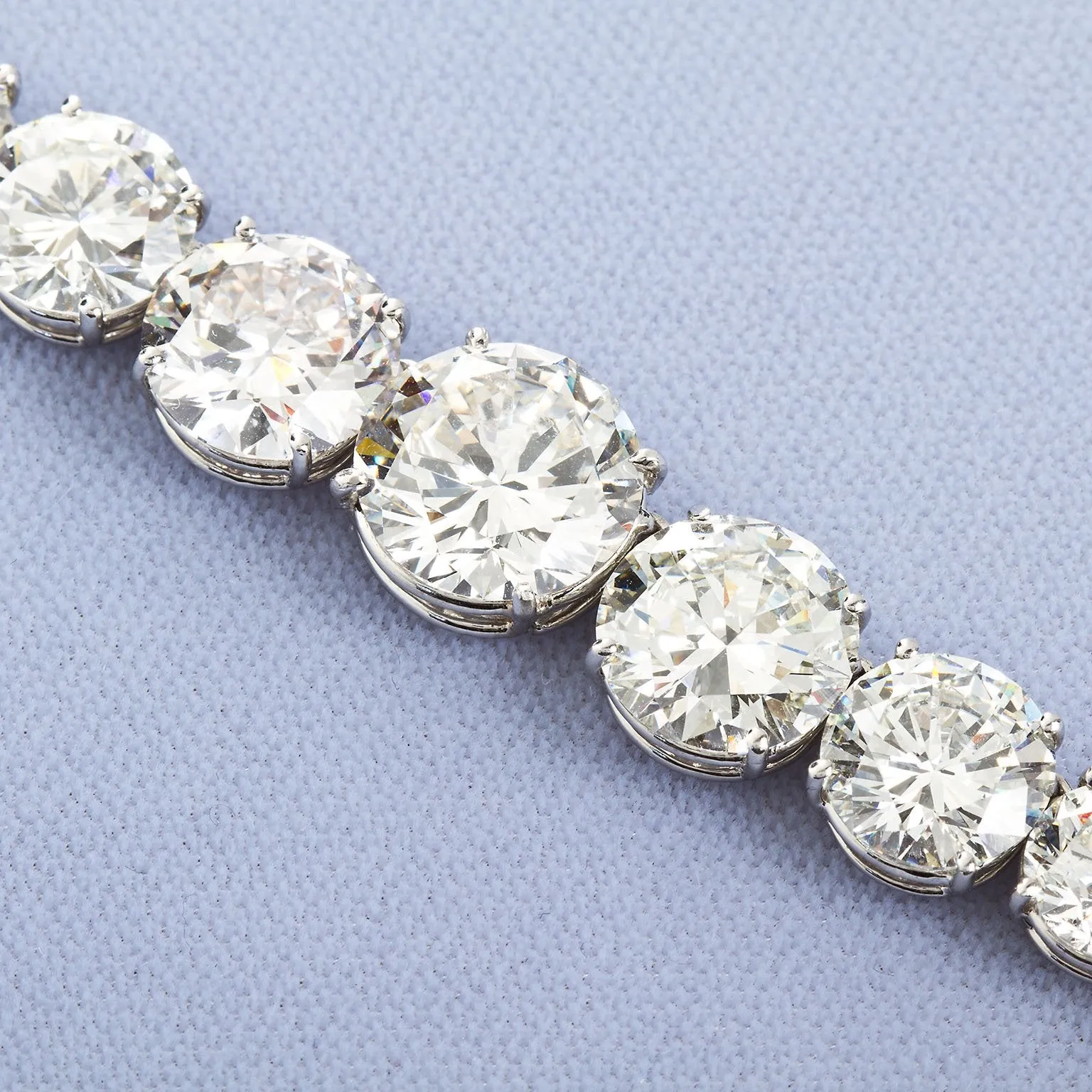 Grand Diamond Rivière Necklace 65 Carats