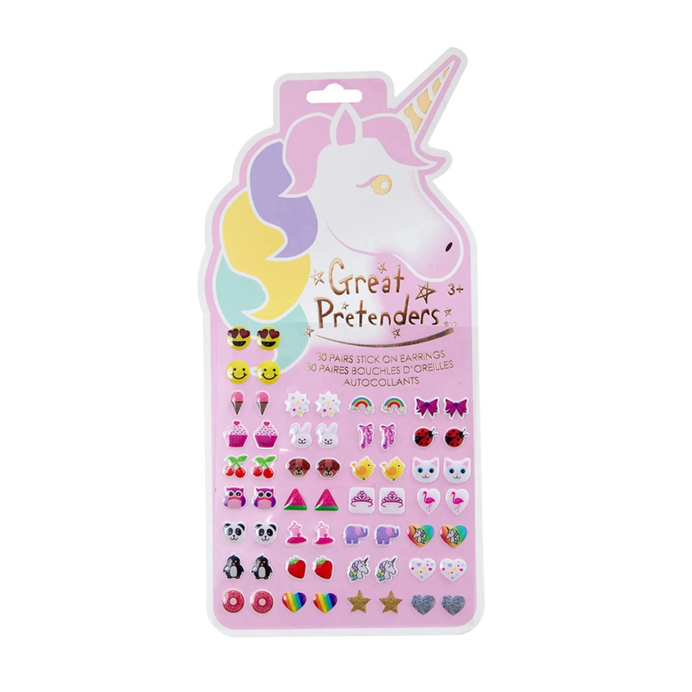 Great Pretenders Sticker Earrings - Unicorn