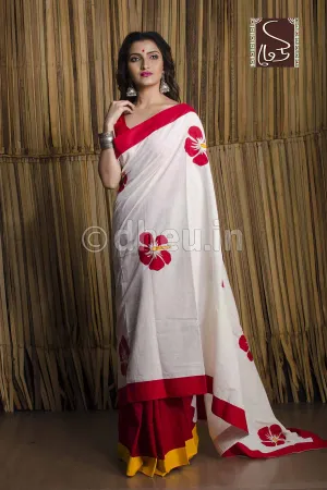 Joba-Dheu Exclusive Applique Saree