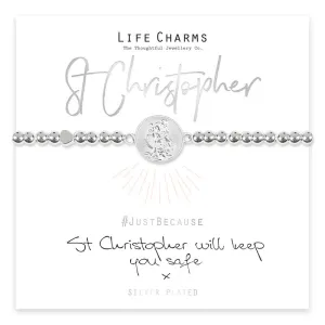 Life Charms St Christopher Bracelet