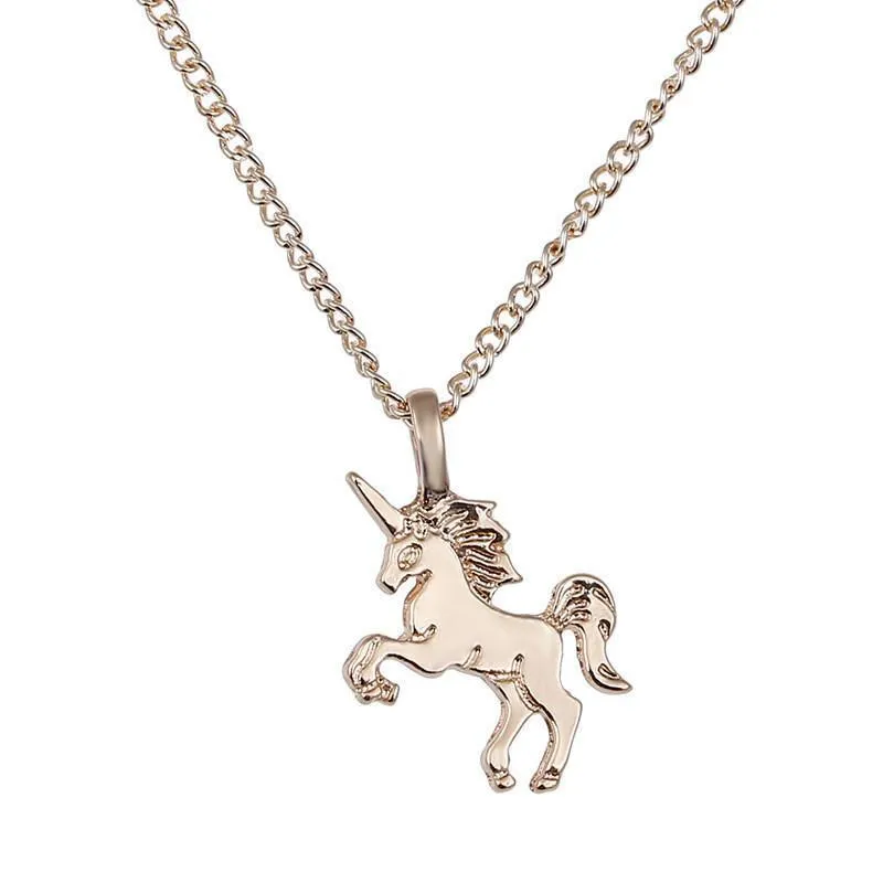 Life Is Magical Unicorn Horse Necklace