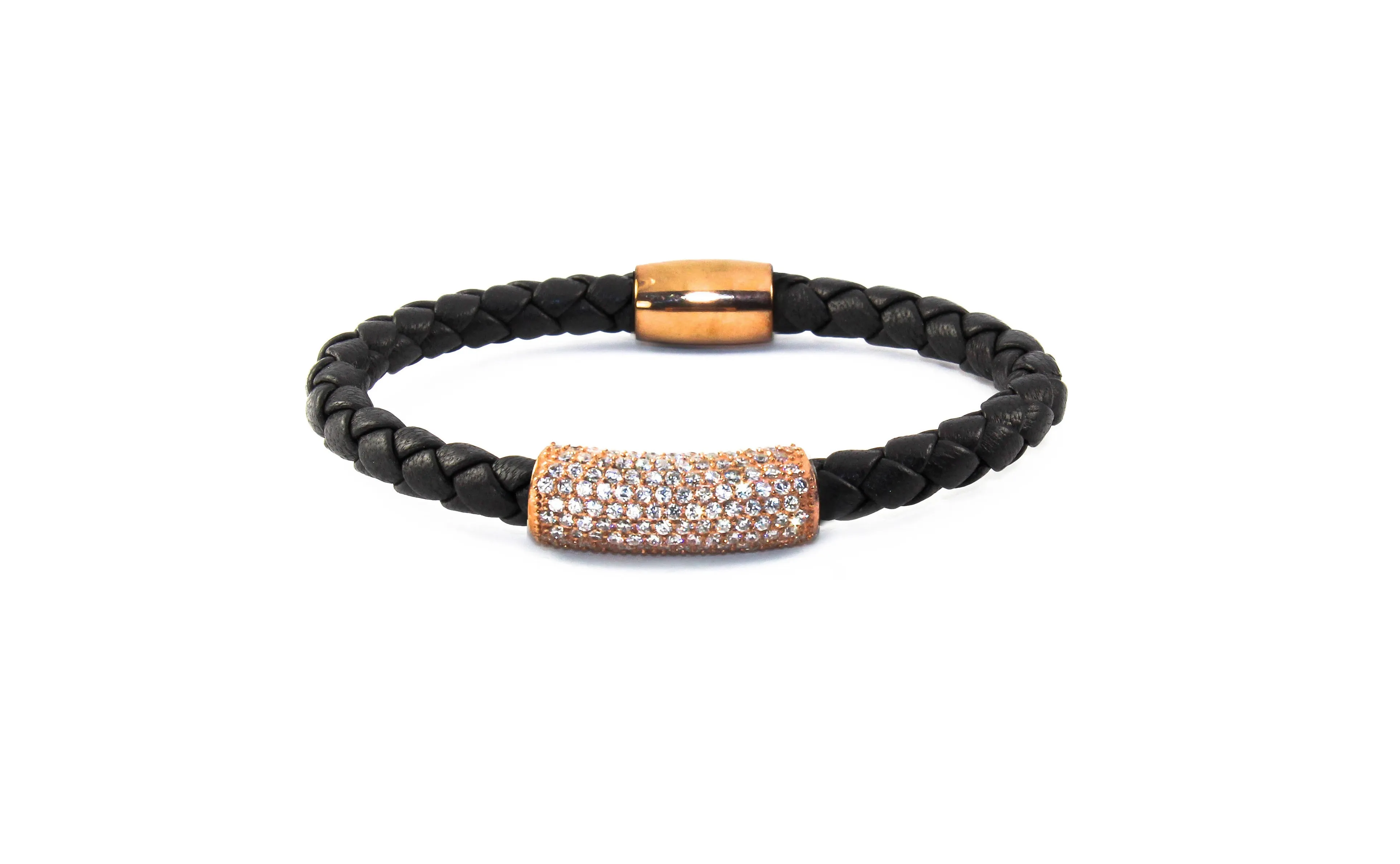 Liza Schwartz Glam Bar Nappa Leather Bracelet