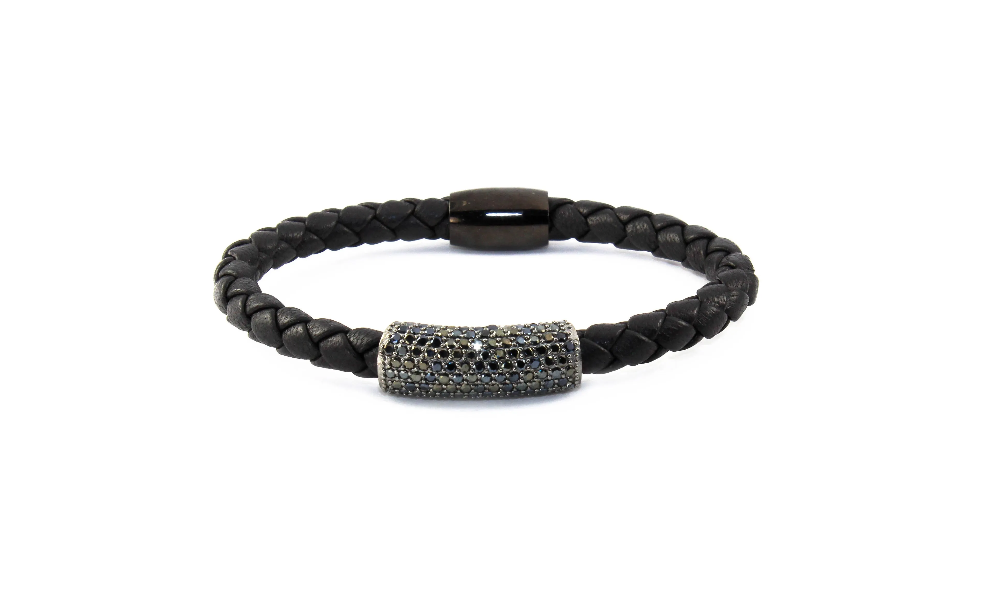 Liza Schwartz Glam Bar Nappa Leather Bracelet