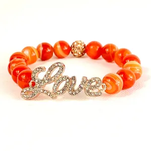 Love Bracelet - Orange