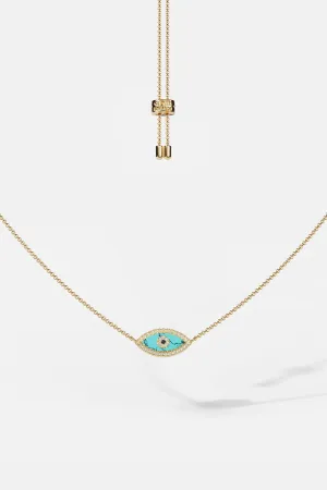 Lucky Eye Adjustable Necklace