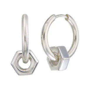 MACGYVER - BIG HOOPS  - SILVER