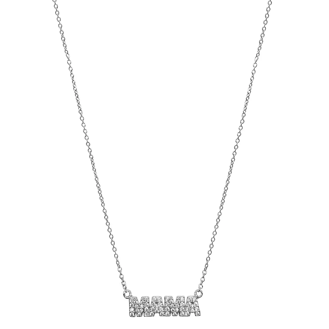 Mama Necklace silver