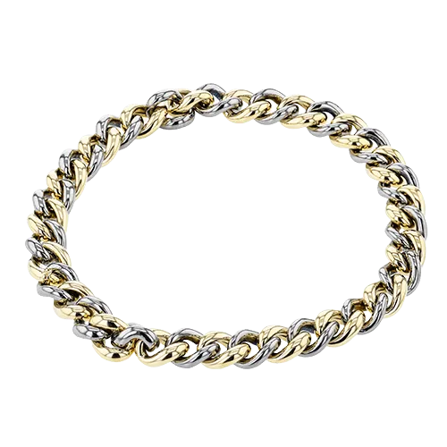 Men's Titanium Bracelet In 14k Gold