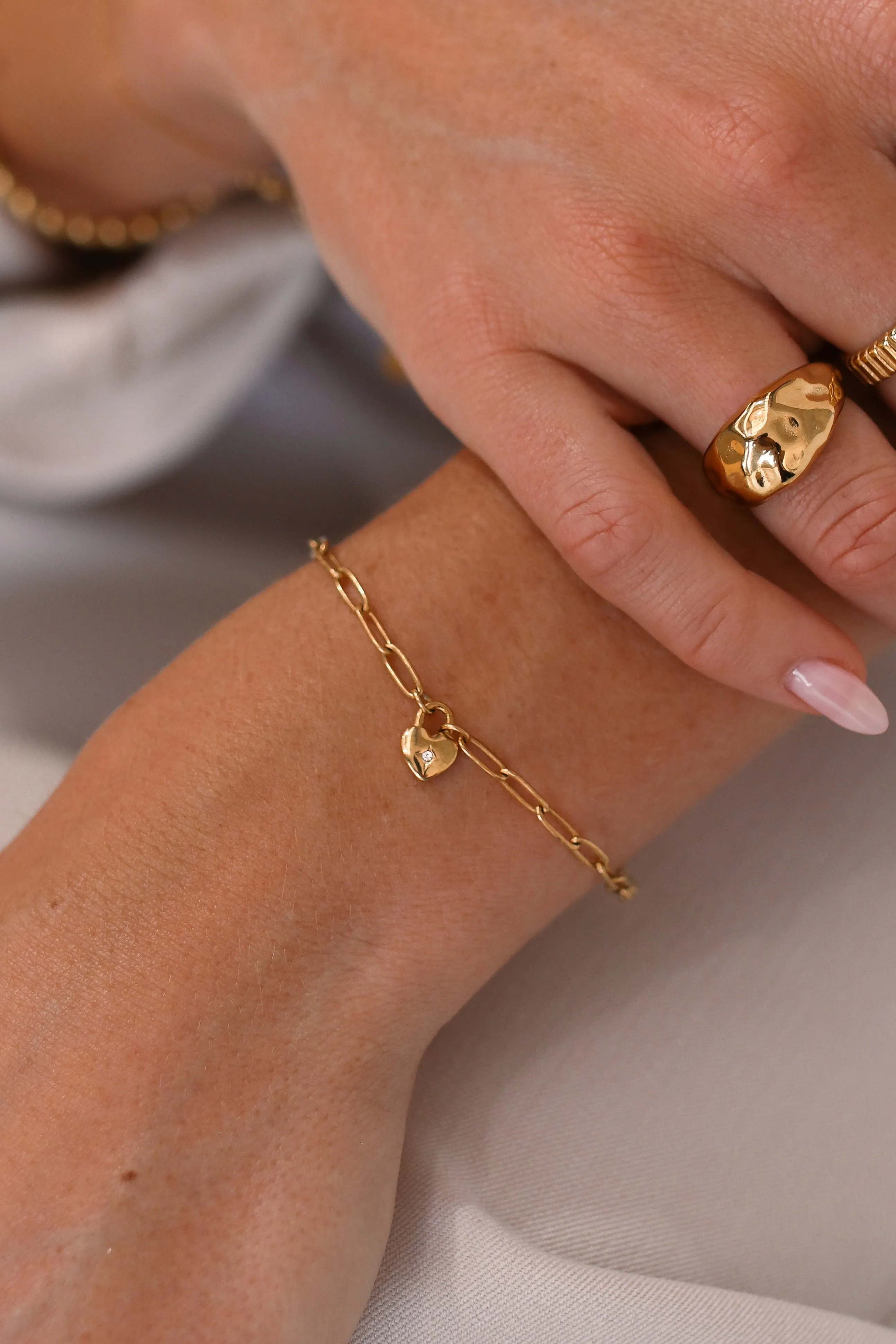 Mikella - Stainless Steel Gold or Silver Bracelet