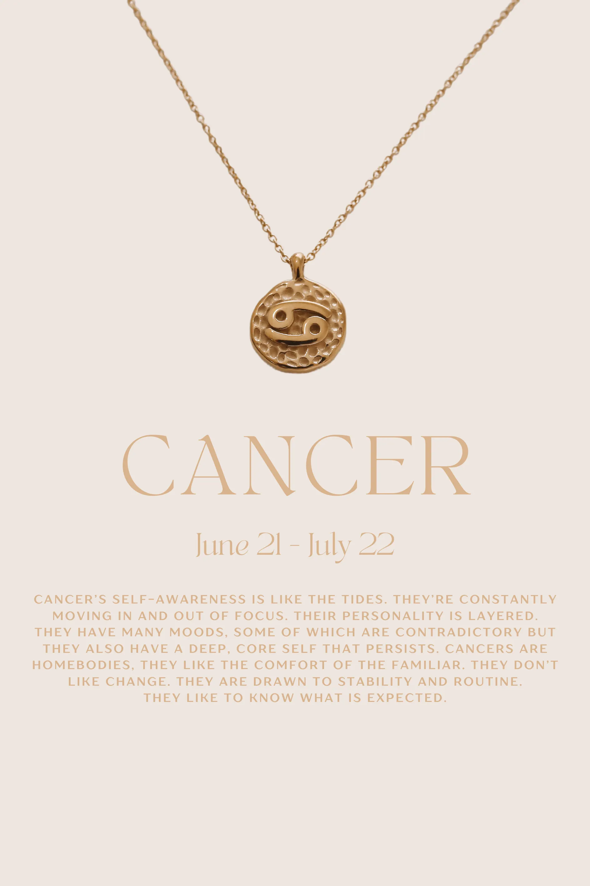 Noa - 14ct Gold or Silver Plated Zodiac Necklace