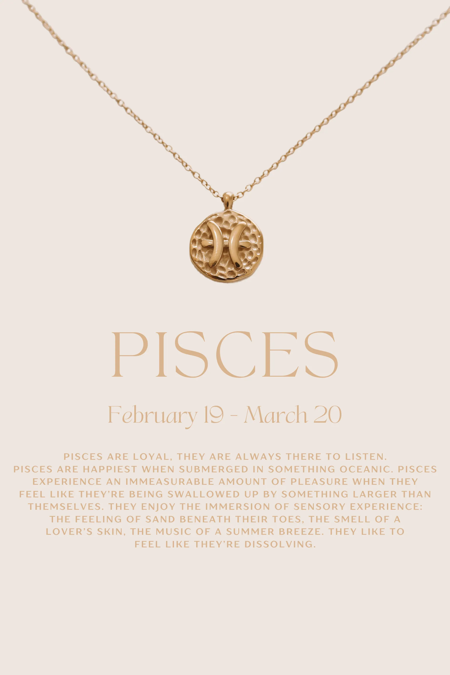 Noa - 14ct Gold or Silver Plated Zodiac Necklace