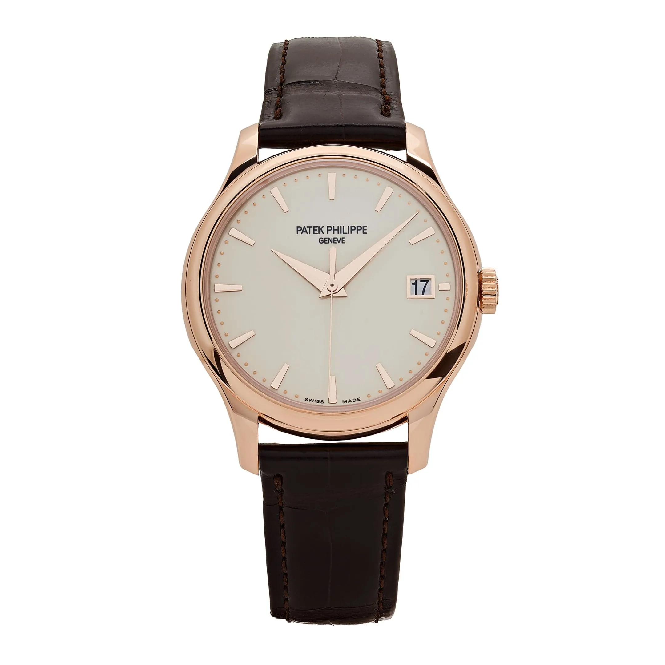 Patek Philippe Calatrava 5227R-001 Date Rose Gold Ivory Dial (2024)