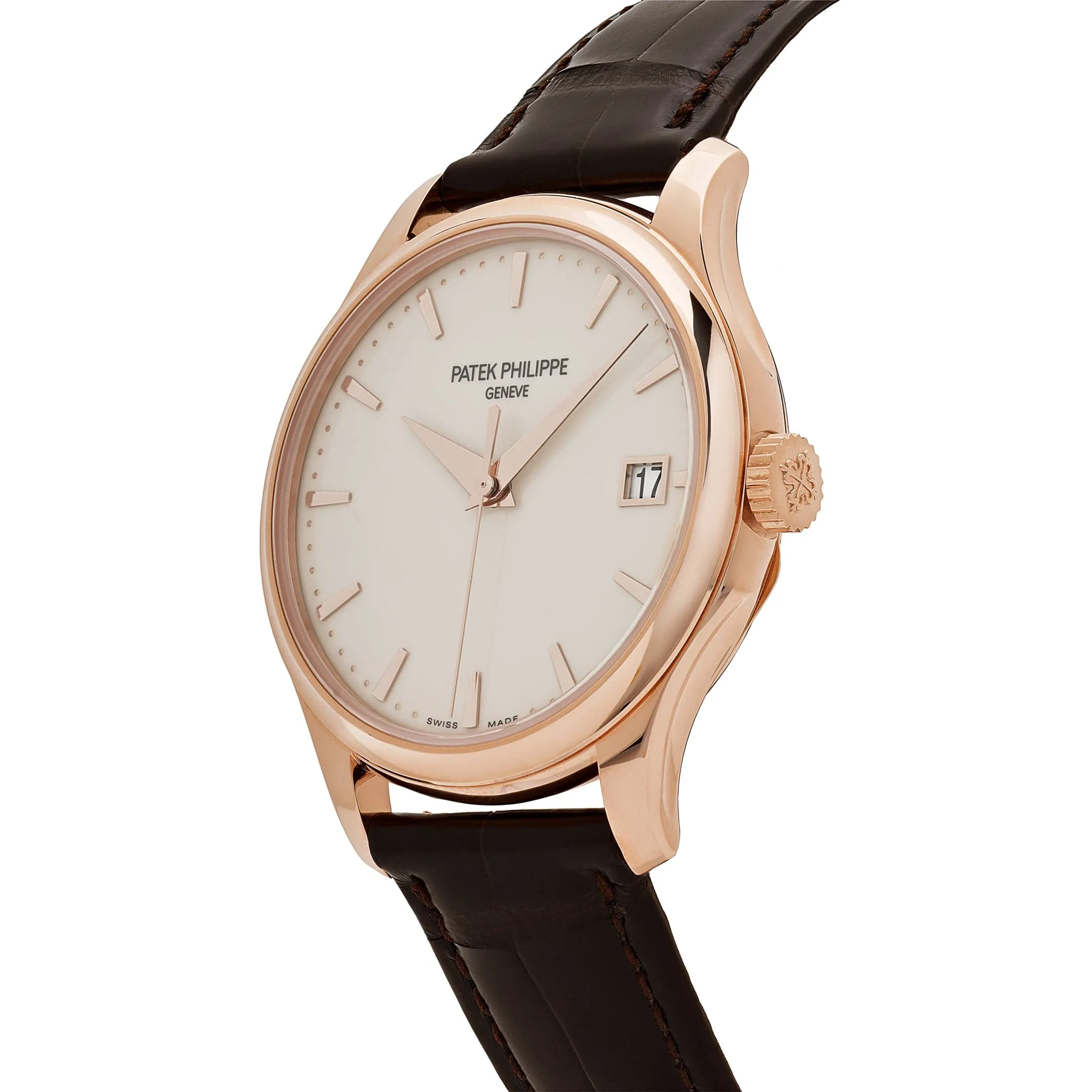 Patek Philippe Calatrava 5227R-001 Date Rose Gold Ivory Dial (2024)