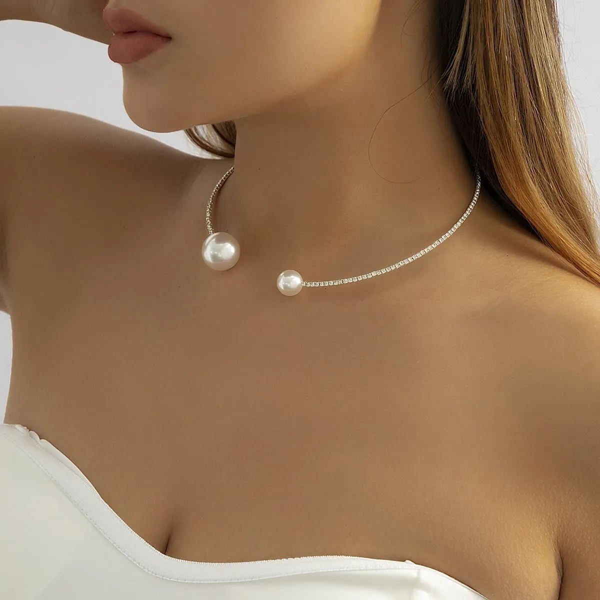 Pearl Open Necklace