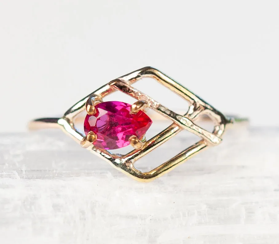 Ruby Flora Ring