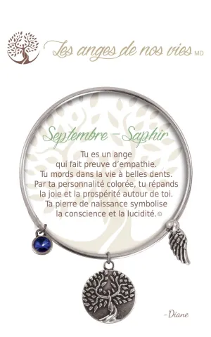 Septembre - Saphir: Birthstone Bracelet