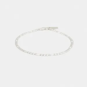 Sicilian Link Bracelet in Sterling Silver for Him