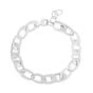 Silver Oval Link Bracelet