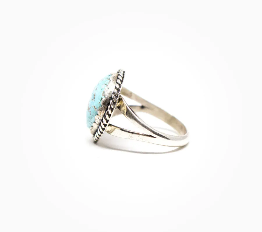 Simplicity Ring - Women’s Turquoise and Silver Jewelry