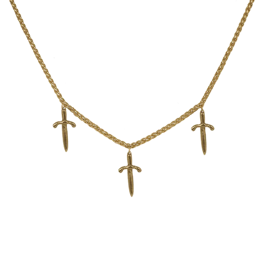 Triple Charm Necklace