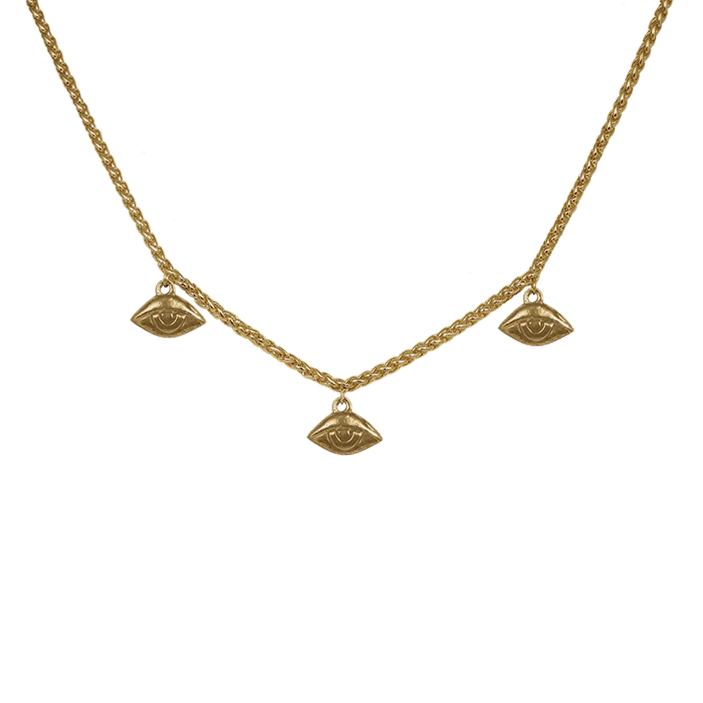 Triple Charm Necklace