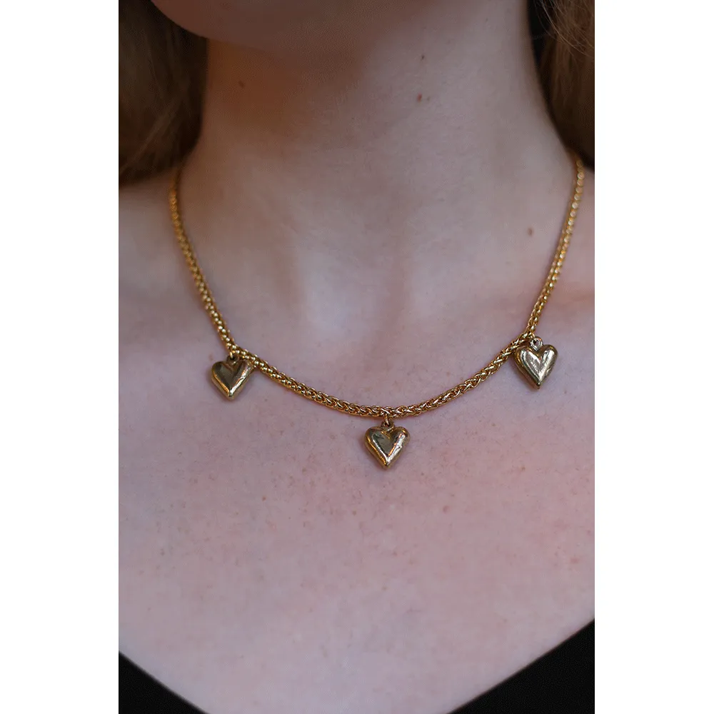 Triple Charm Necklace