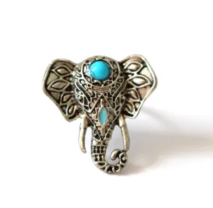 Turquoise Elephant Ring