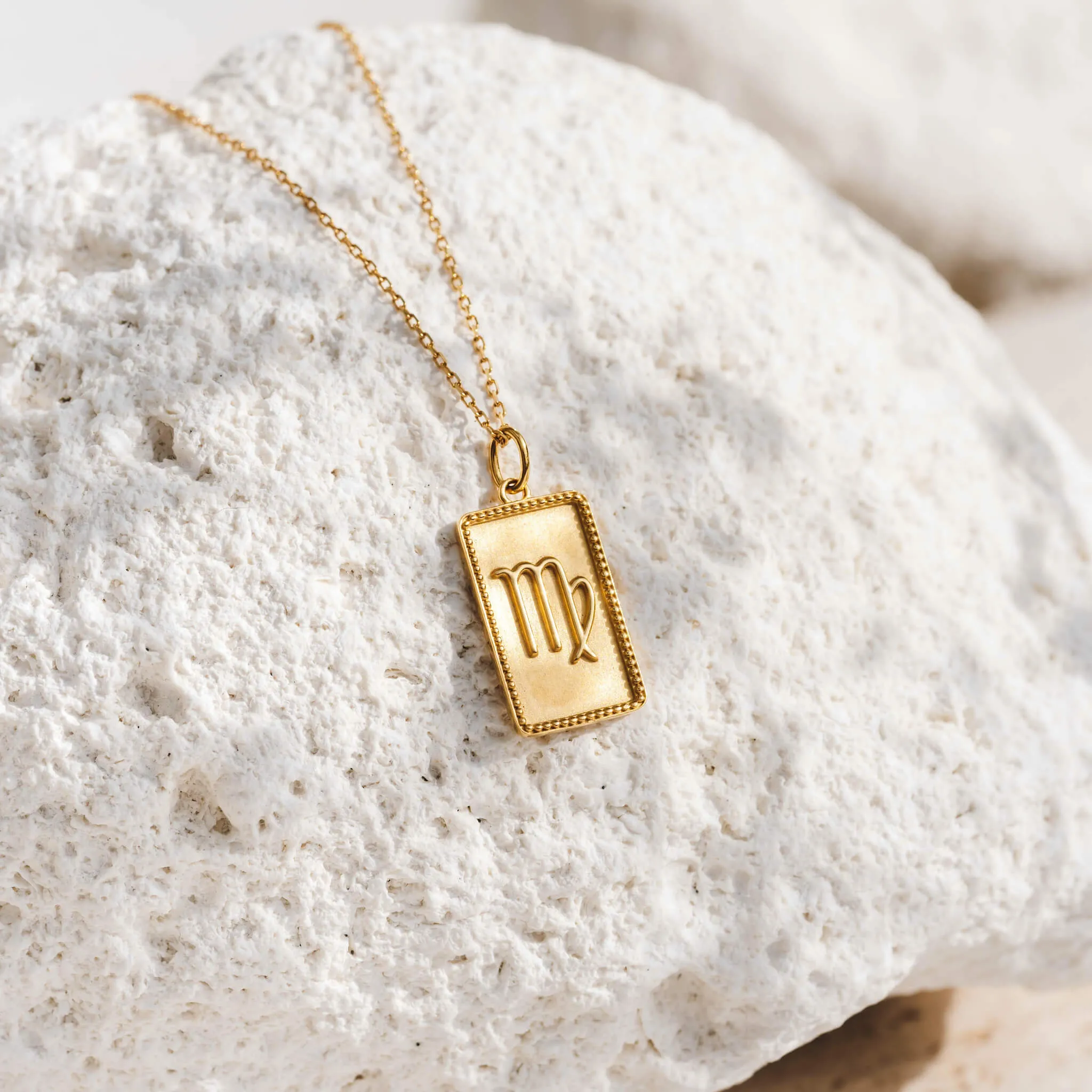 Virgo Necklace with Charm Pendant