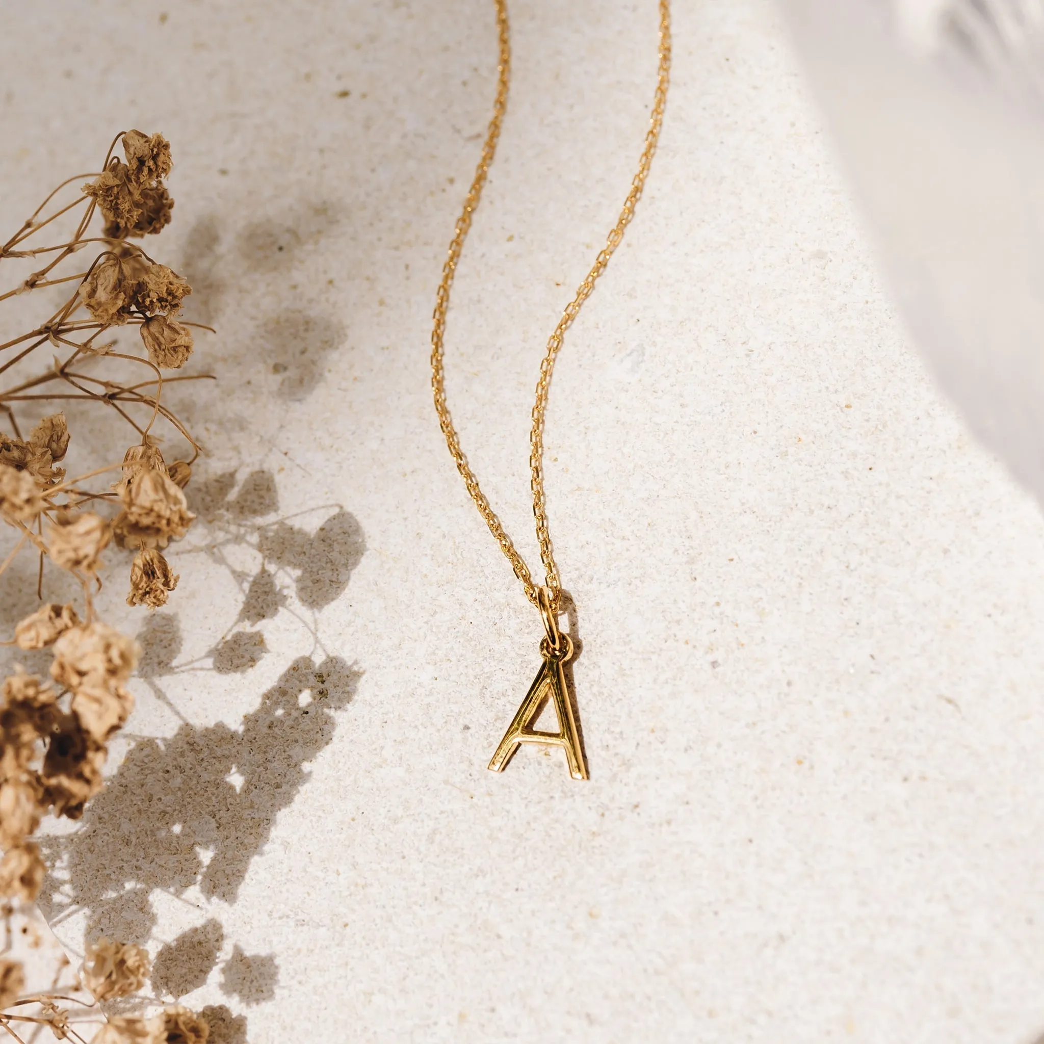 X Necklace / Gold Initial Necklace