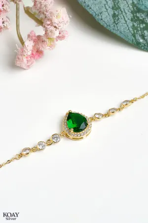 Zircon Green Stone Bracelet (B-GP)